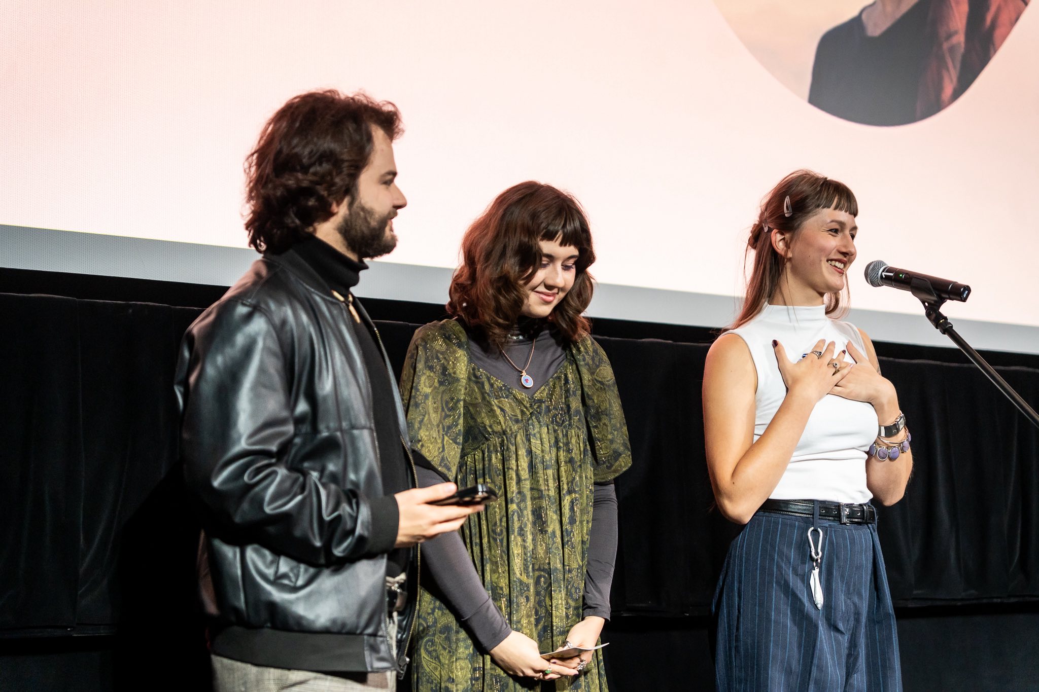 Marcel Polaszek, Weronika Hulewicz i Małgorzata Wudzińska, fot. Mikołaj Zacharow