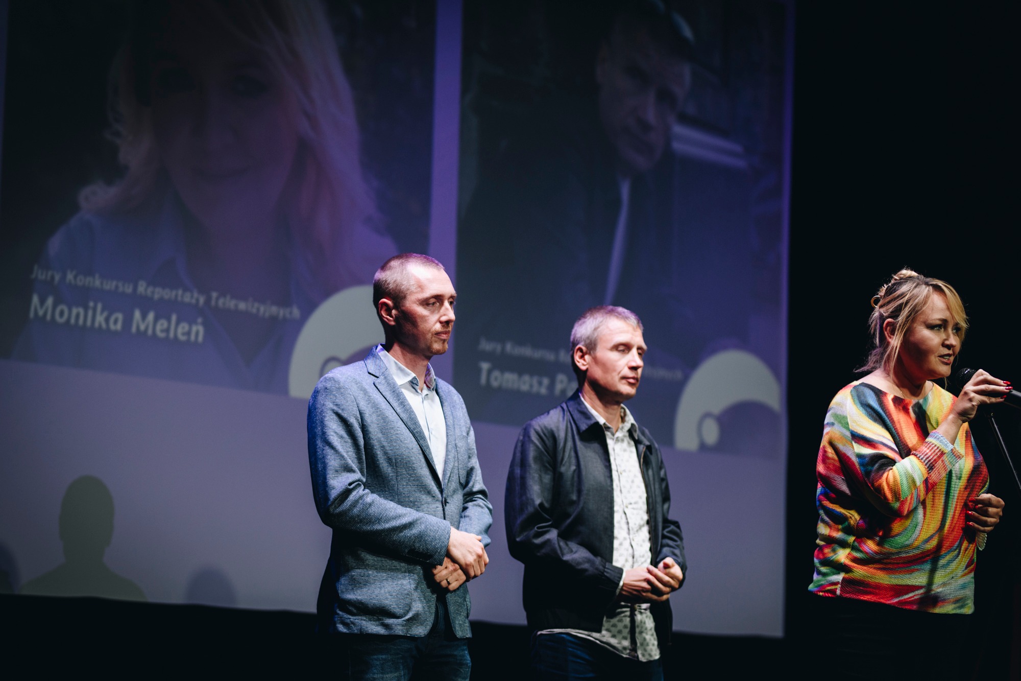 Paweł Drozd, Tomasz Patora i Monika Meleń, fot. Marta Łącka